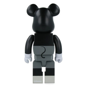 400% Bearbrick -  Mickey Mouse (Black & White)