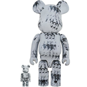 Set de Bearbrick 400% y 100% - Andy Warhol (Elvis Presley)