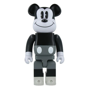400% Bearbrick -  Mickey Mouse (Black & White)