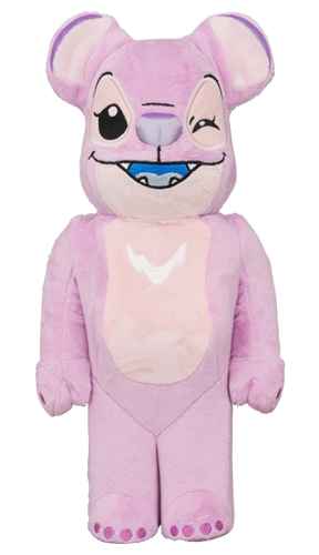 Bearbrick 400% - Ángel - Stitch (Versión disfraz)